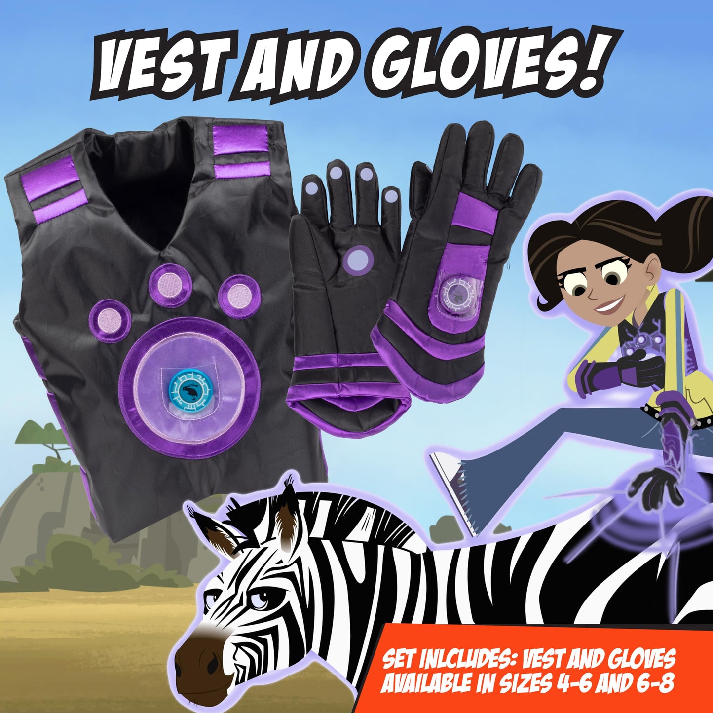 Wild Kratts Creature Power Suit Aviva – One Size Fits Most (4-6X)