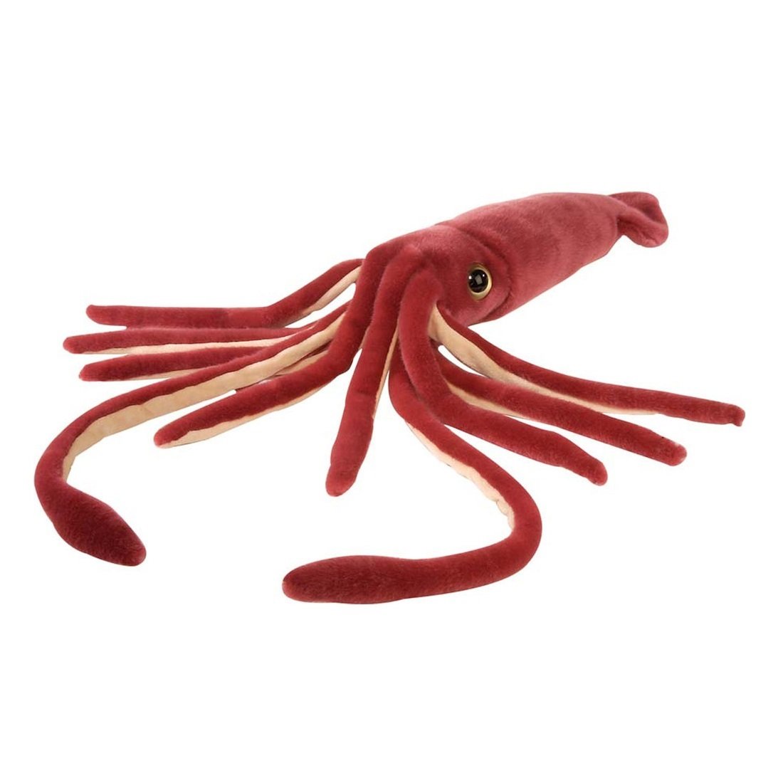 Wild Republic Giant Squid Plush 22in – Realistic Ocean Toy