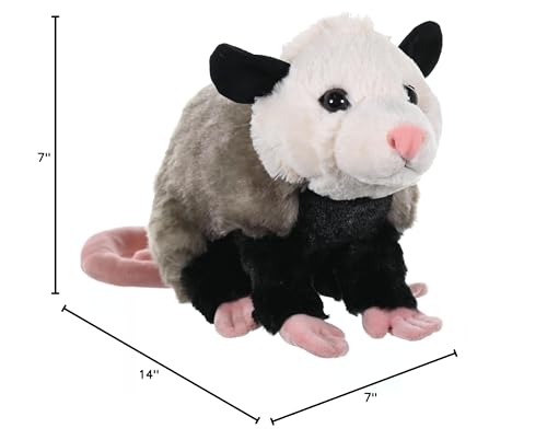 Wild Republic Opossum Plush — 12-Inch Cuddlekins Plush Toy for Kids