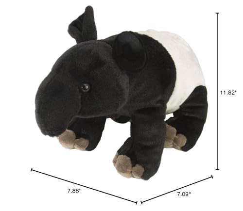 Wild Republic Tapir Plush 12-Inch – Realistic Cuddlekins Stuffed Animal