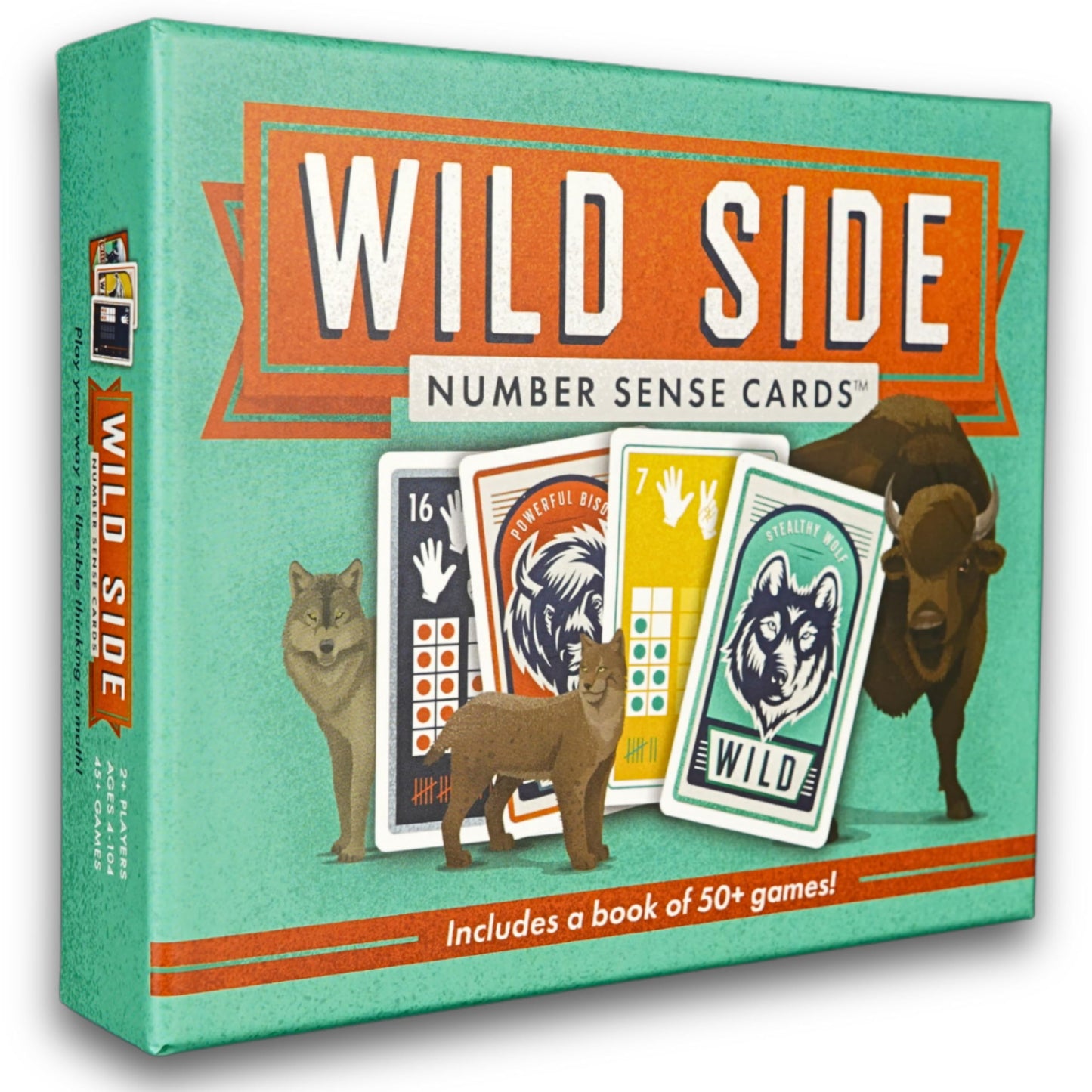 Wild Side Number Sense Cards – Award-Winning 50+ Math Games for Kids