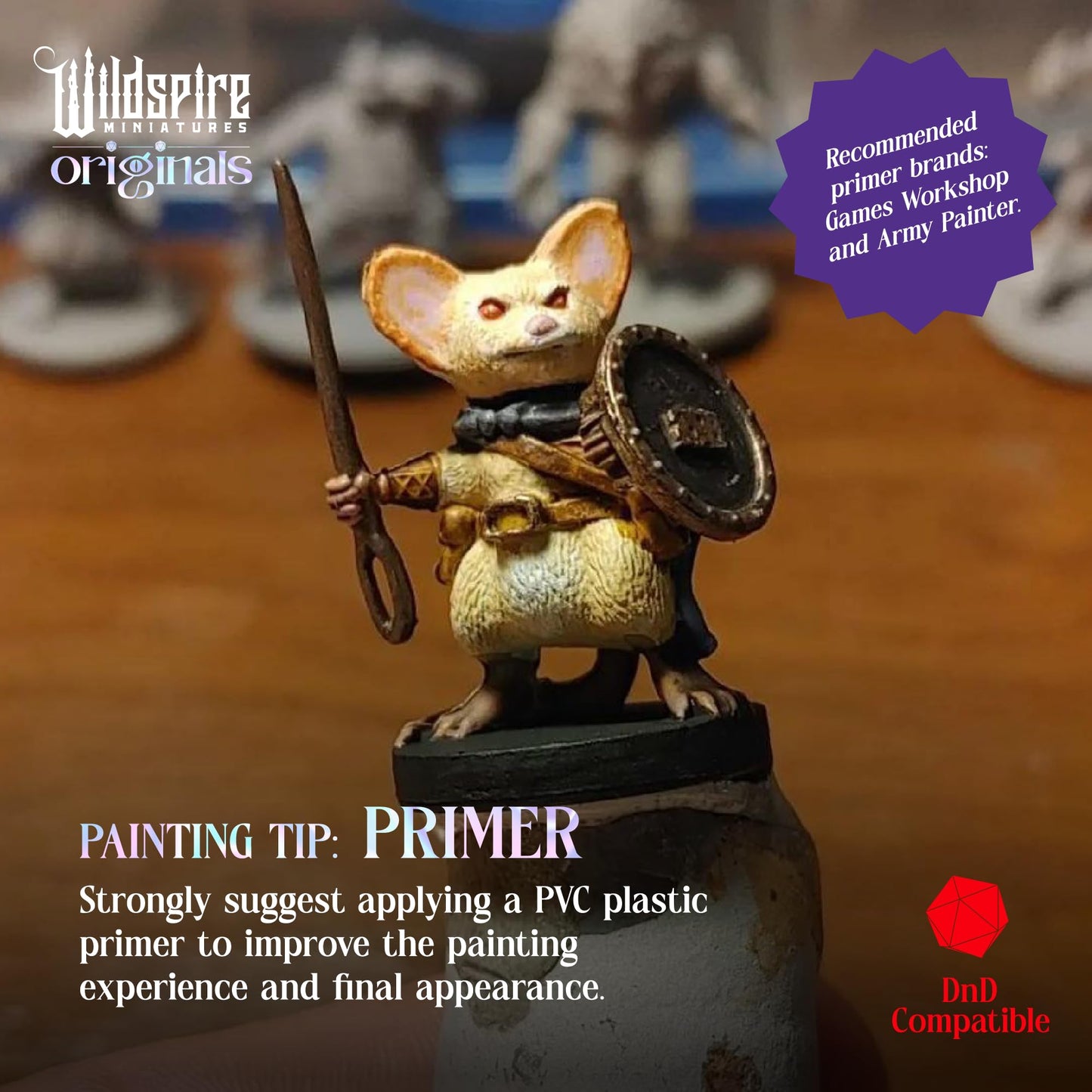 Wildspire Heroes Miniatures – 29-Piece Bulk D&D 28–32mm NPCs, Troll King & Animal Companions