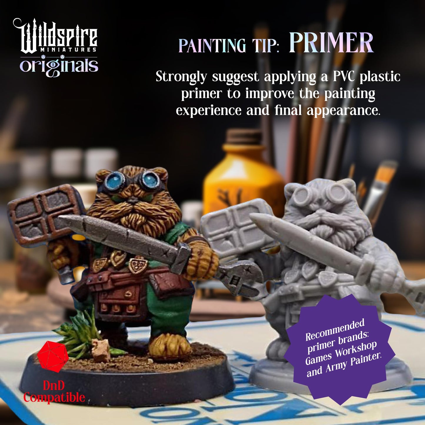 Wildspire Spellblades: 15 Unpainted D&D Minis + Character Sheet (28–32mm)