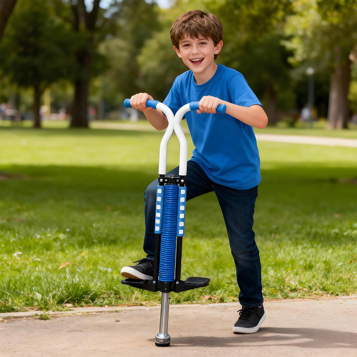 Willingfun Pogo Stick for Kids – No Assembly, Safe Outdoor Fun (Ages 6-13)
