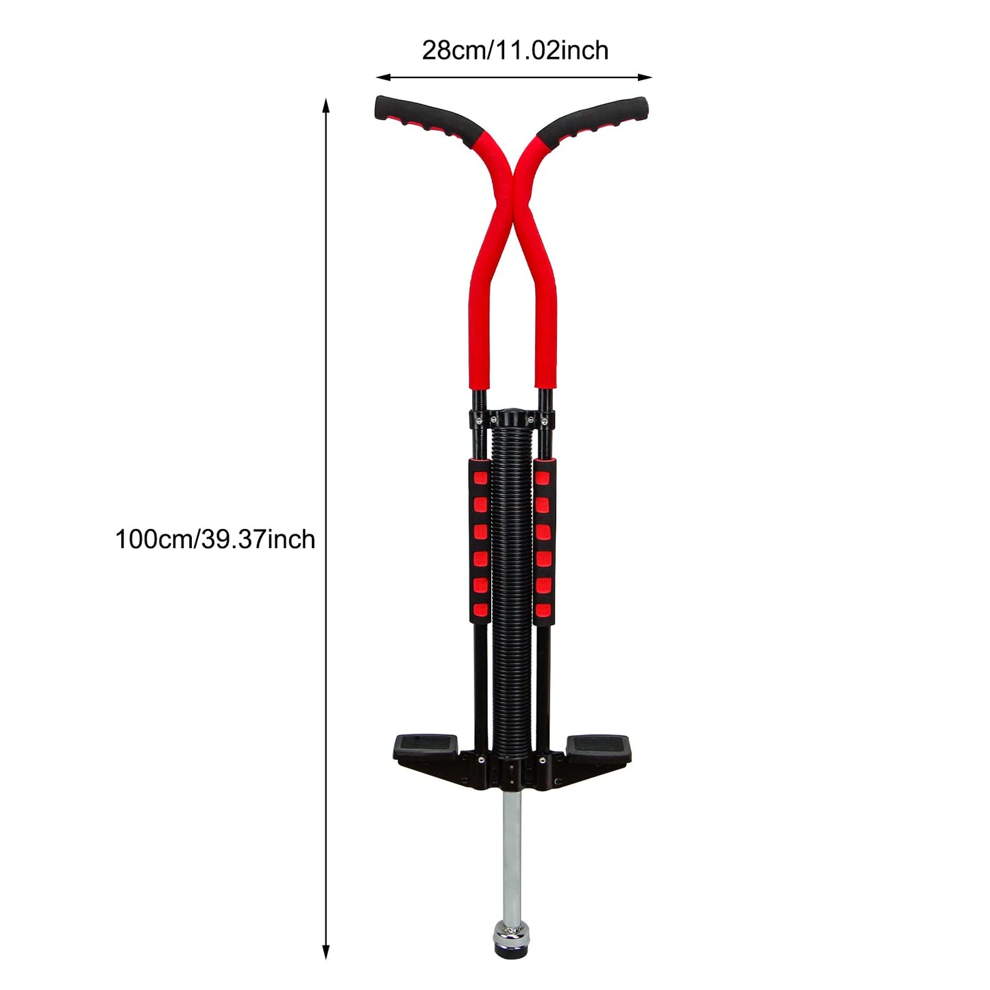 Willingfun Pro Master Pogo Stick – Black | 80–160 lb, No Assembly