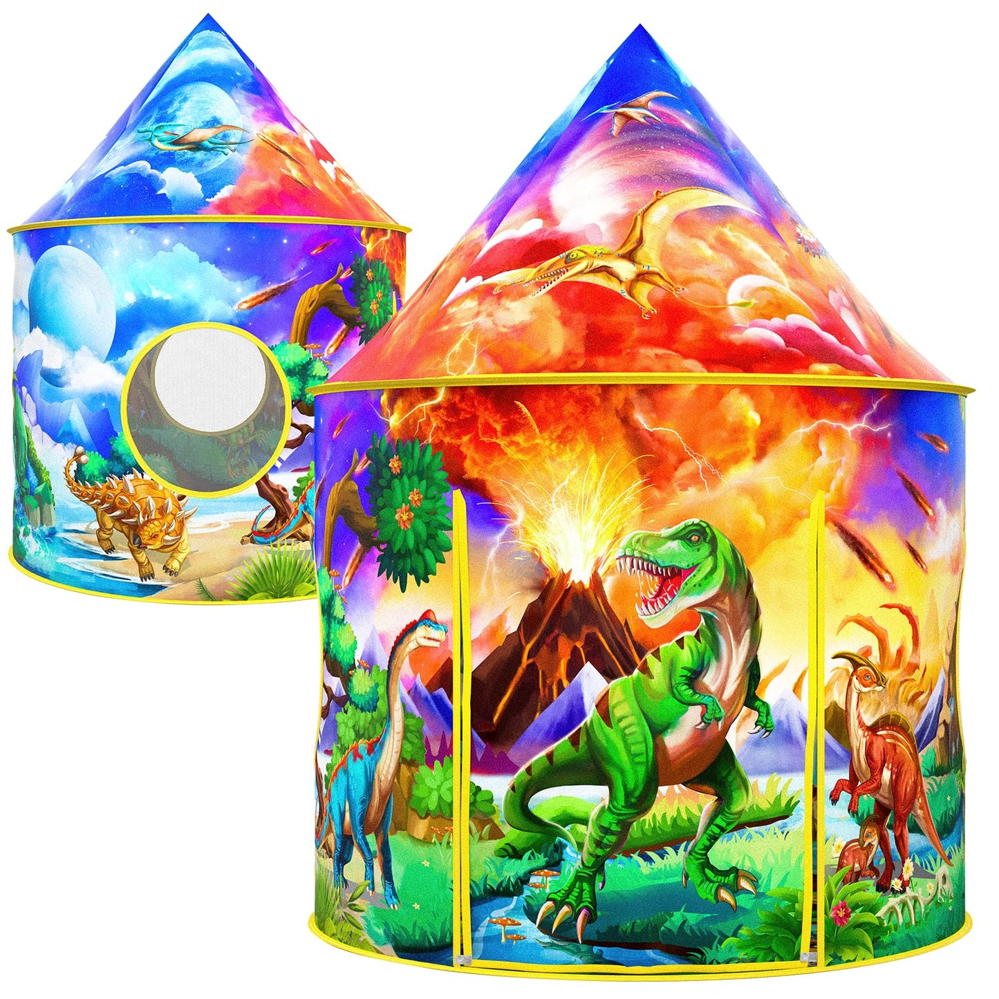 Wilwolfer Dinosaur Tent for Kids – Indoor Play Space for Toddlers and Babies