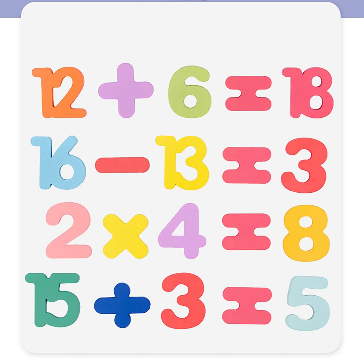 Winbar Wooden Puzzles for Toddlers – 3-Pack Alphabet, Numbers & Shapes
