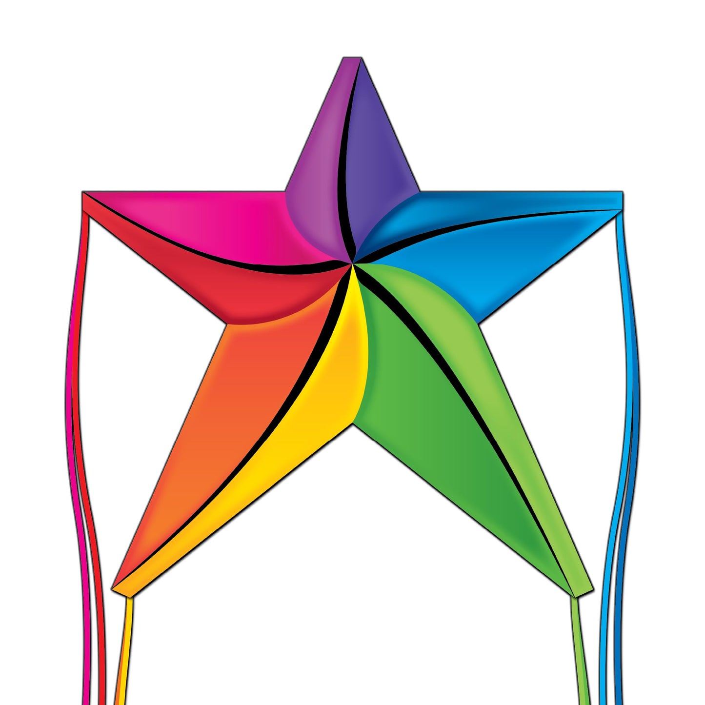 WindNSun Supersize Ultra ShootingStar Kite – 57-Inch Star Kite with Ripstop Nylon Sail