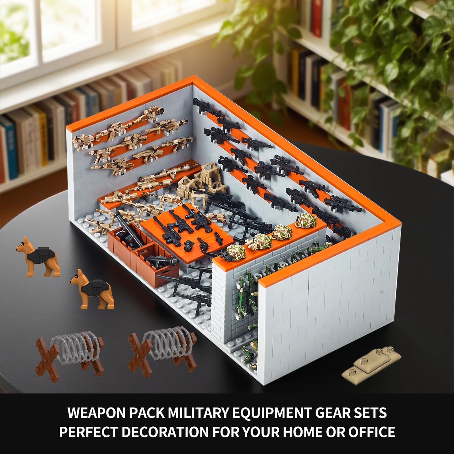 WINGIFT 700-Piece Armory Building Set | WW2 Military Base & STEM Kit