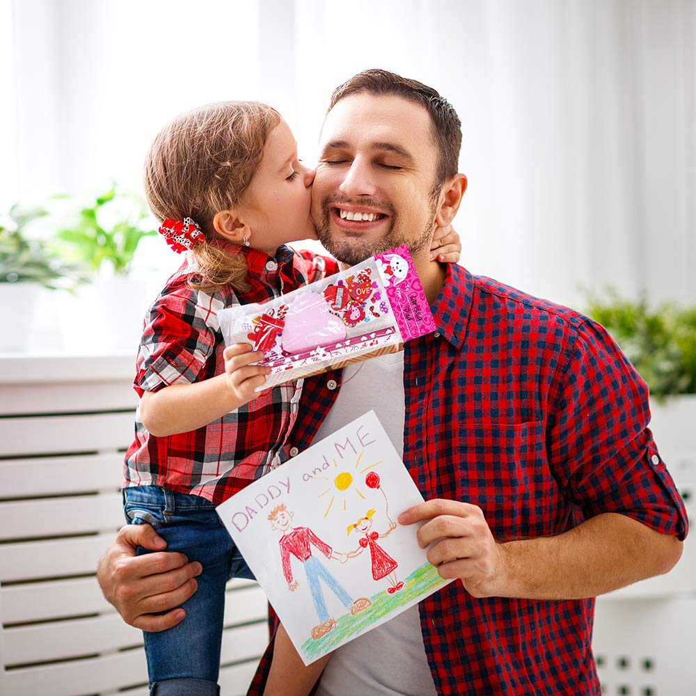 Winlyn 30 Sets Valentine's Day Stationery Toy Assortment – Bulk Party Favors for Kids & Classrooms
