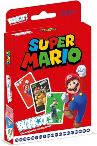 Winning Moves Waddingtons Number 1 Super Mario WHOT! Card Game – Match Shapes, Numbers & Characters