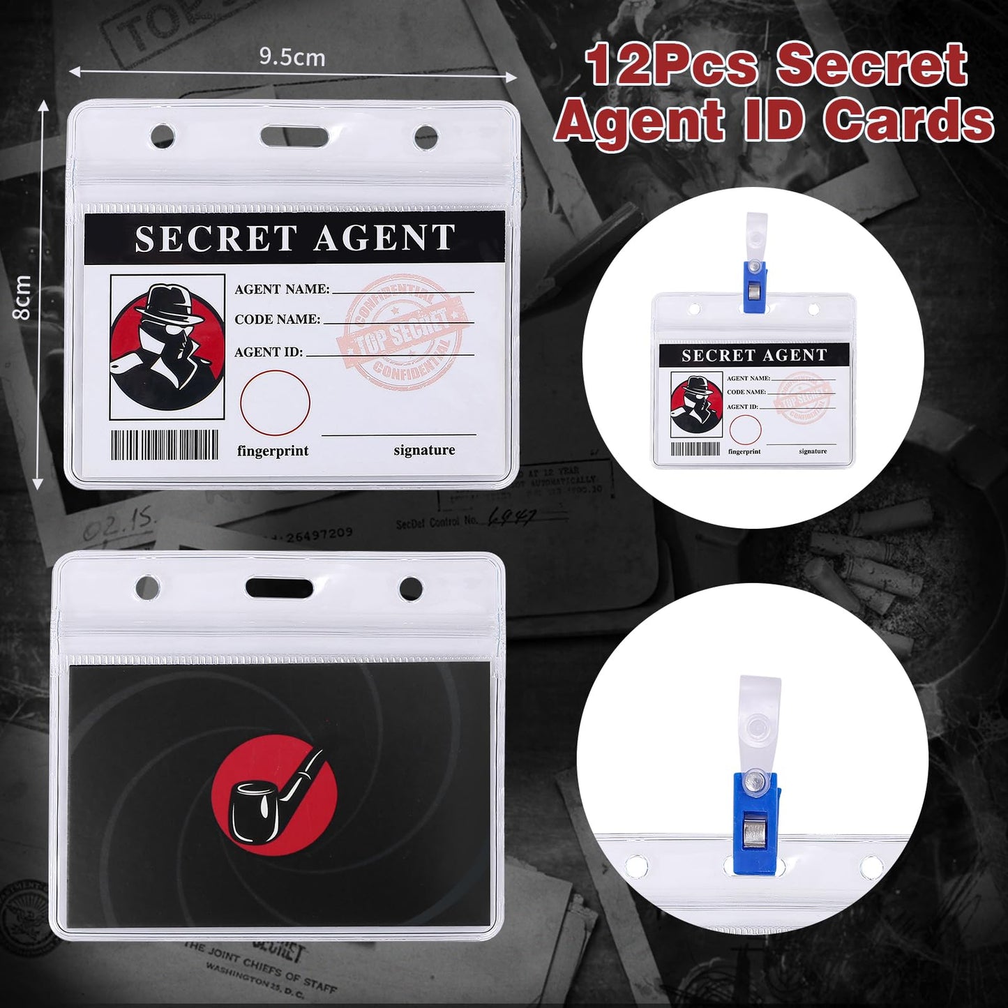 Winrayk Detective Party Favors – Spy Birthday Supplies, Invisible Ink Pens & Notebooks