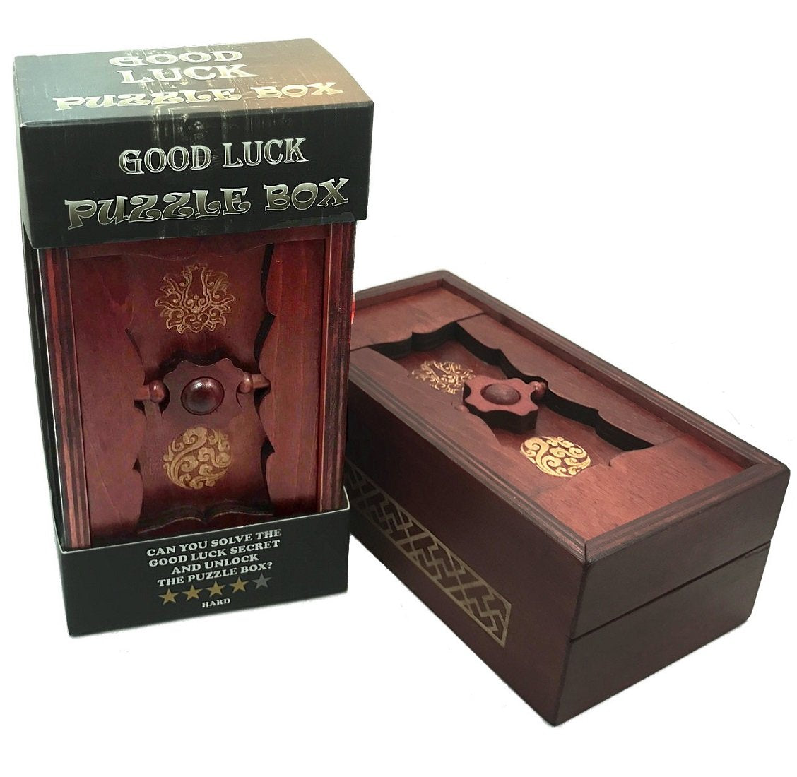 Winshare Good Luck Puzzle Box Secret — Hidden Compartment Money & Gift Card Holder