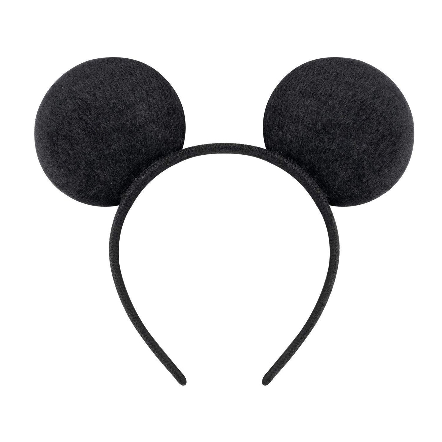 Winvin 24-Piece Mouse Deluxe Ears Headband Set – Black & Red Bow Party Favors