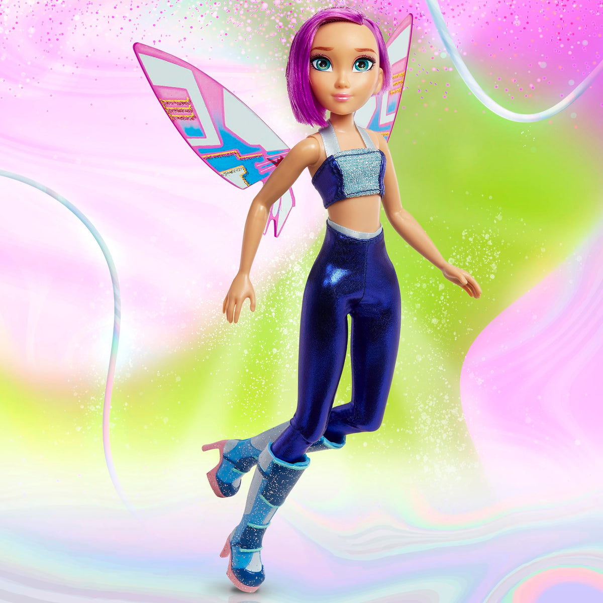 Winx Club Tecna Fairies by Playmates Toys – 10.5-Inch Tech-Themed Fairy Doll