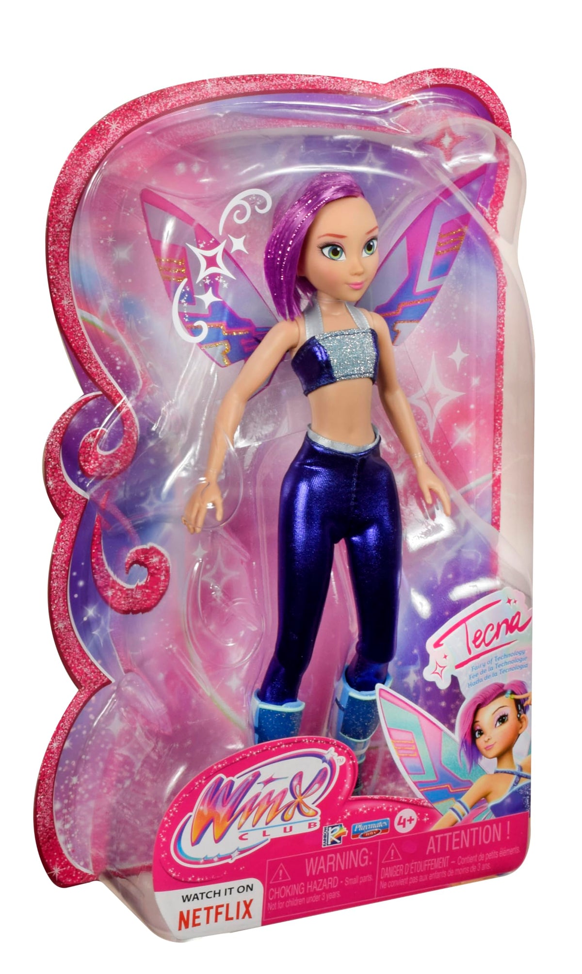 Winx Club Tecna Fairies by Playmates Toys – 10.5-Inch Tech-Themed Fairy Doll