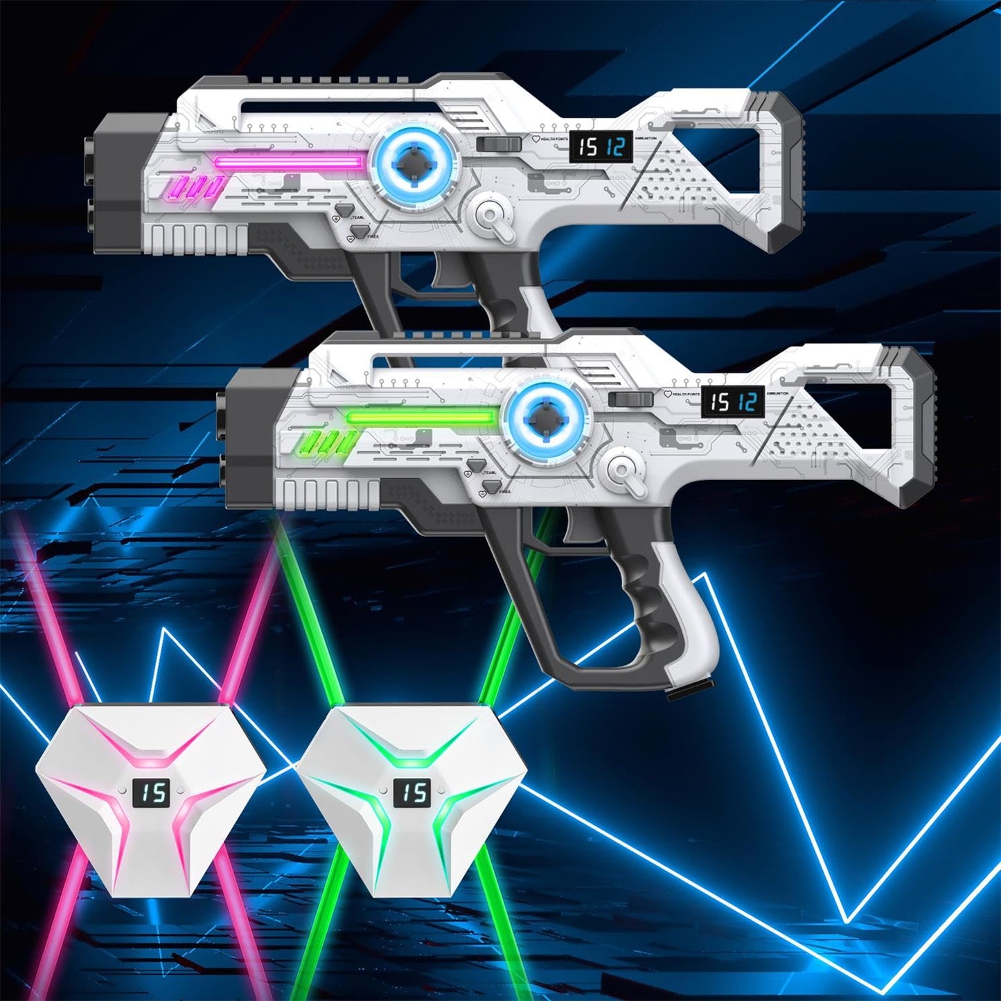 Winyea Tag Laser Tag Rechargeable Set – 2 Players, Indoor & Outdoor Fun