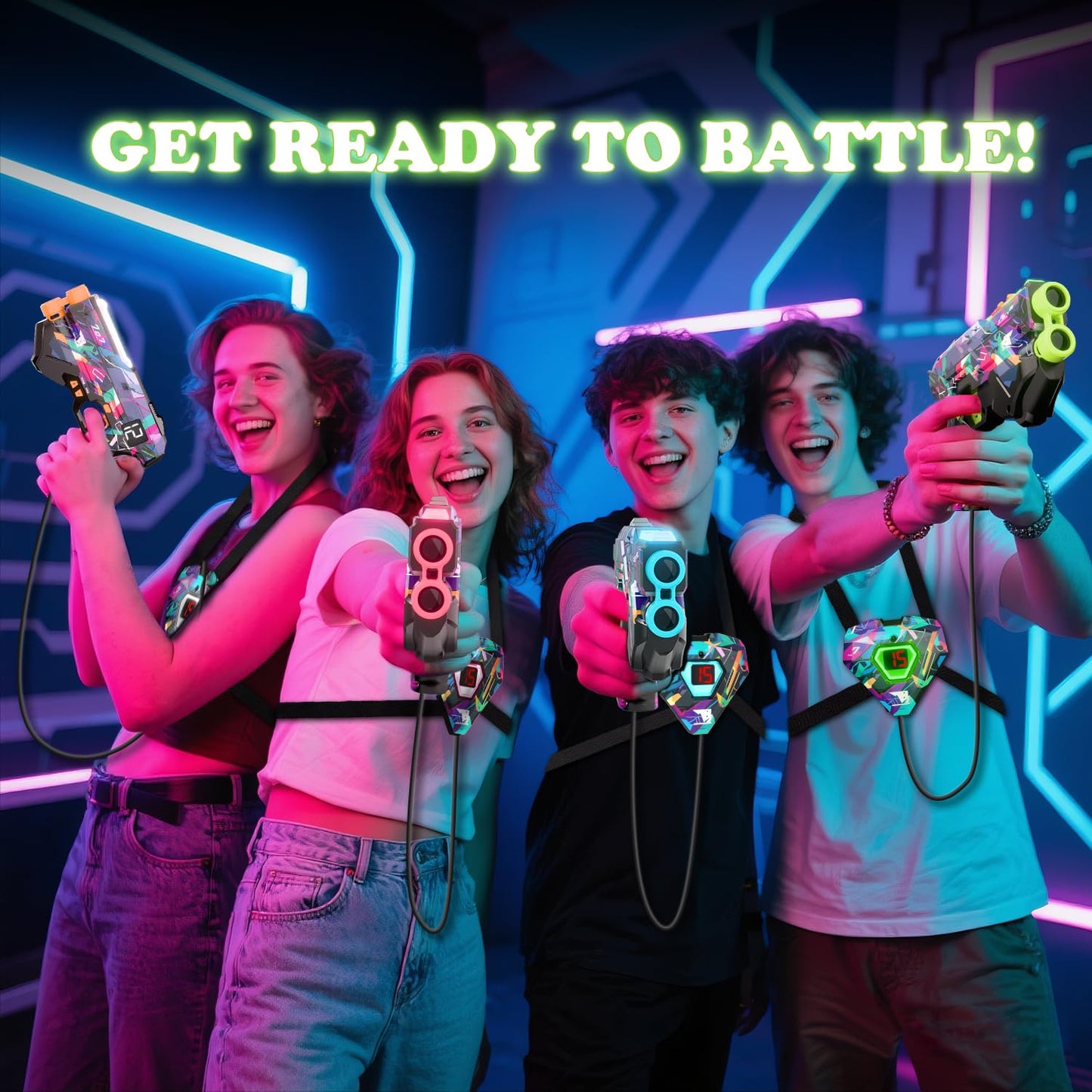 Winyea Tag Laser Tag Guns – 4-Pack for Kids, Teens & Adults
