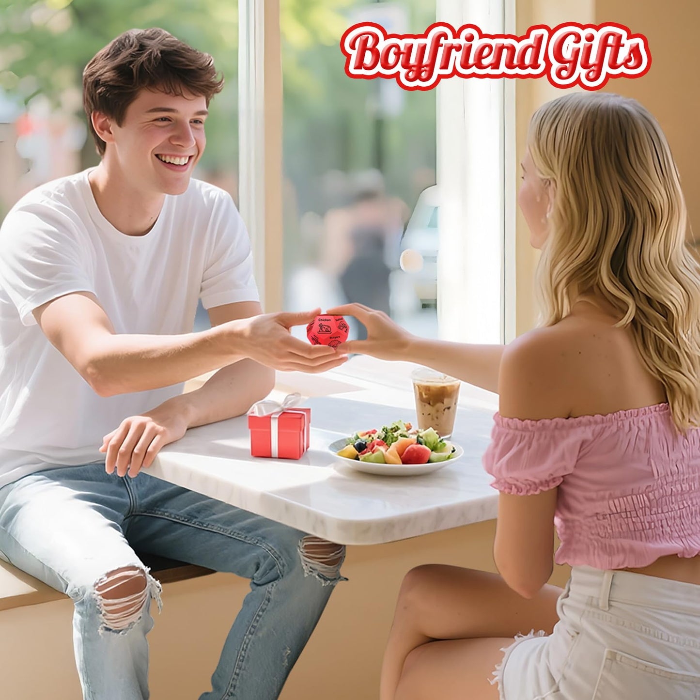 Winzwon Date Night Food Dice — Valentines & Galentines Gifts for Couples