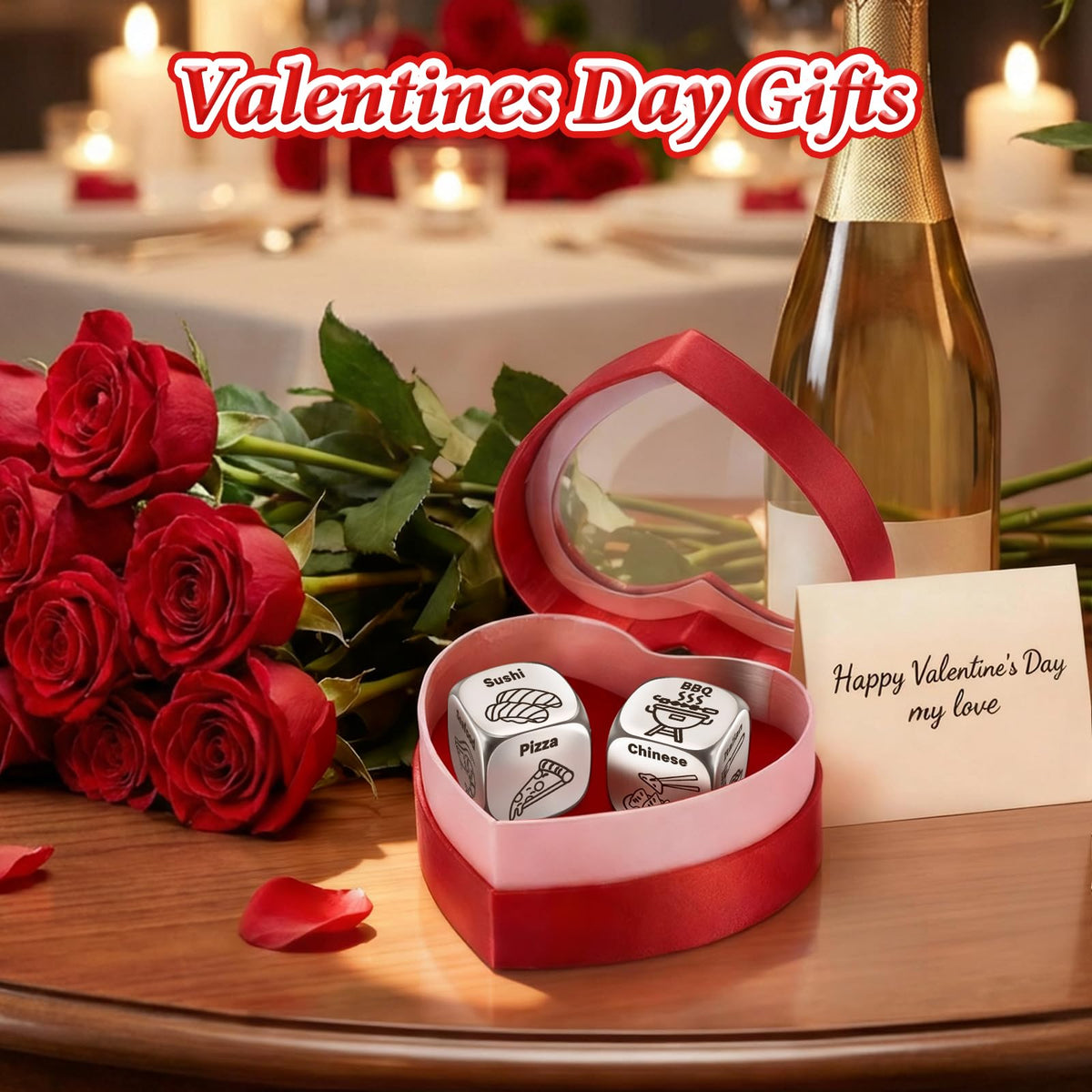 Winzwon Date Night Dice – Fun Valentines Day Gifts for Him & Her