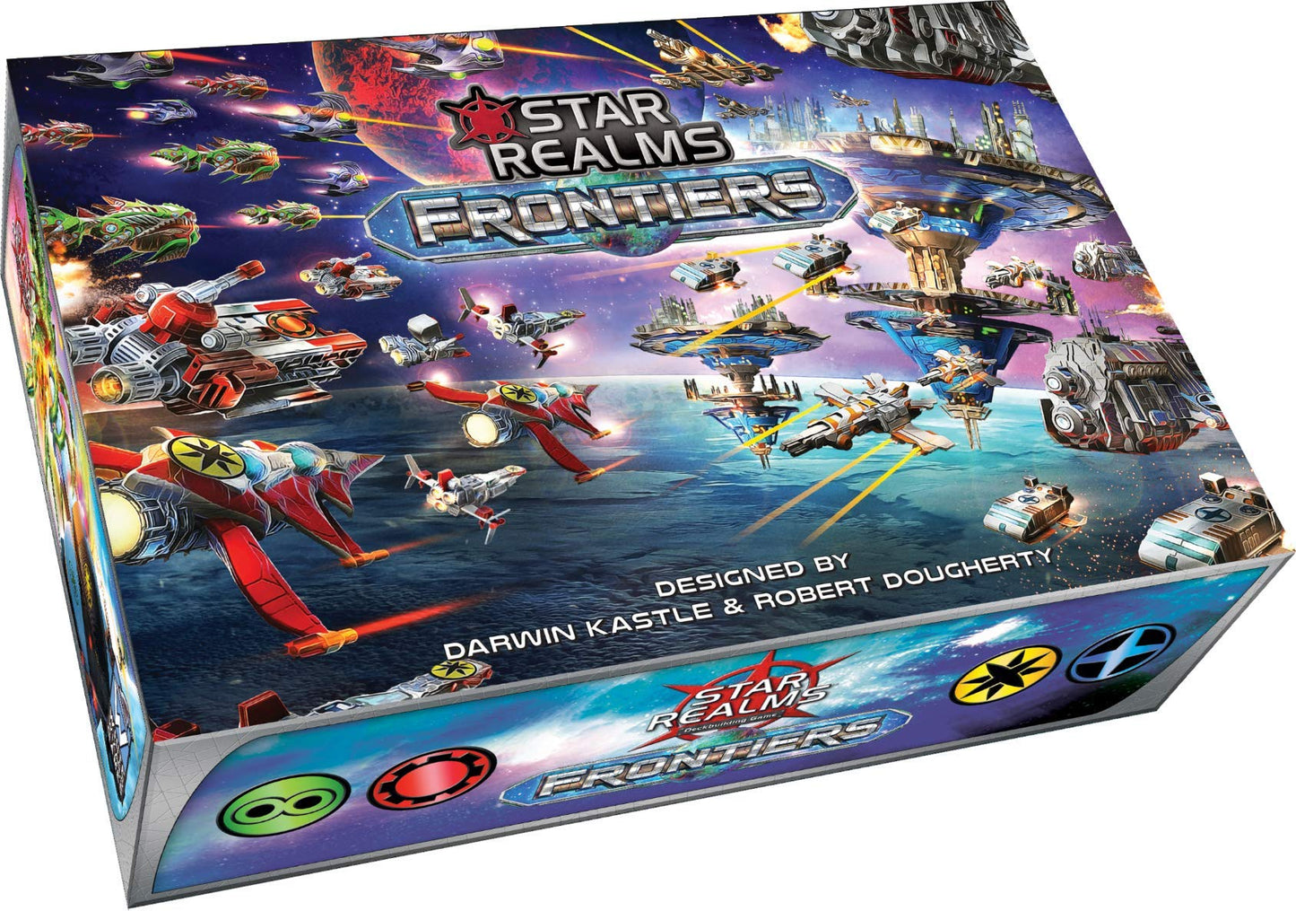 WISE WIZARD GAMES: Star Realms Frontiers Boxed Set – Standalone Deck-Building Space Battle