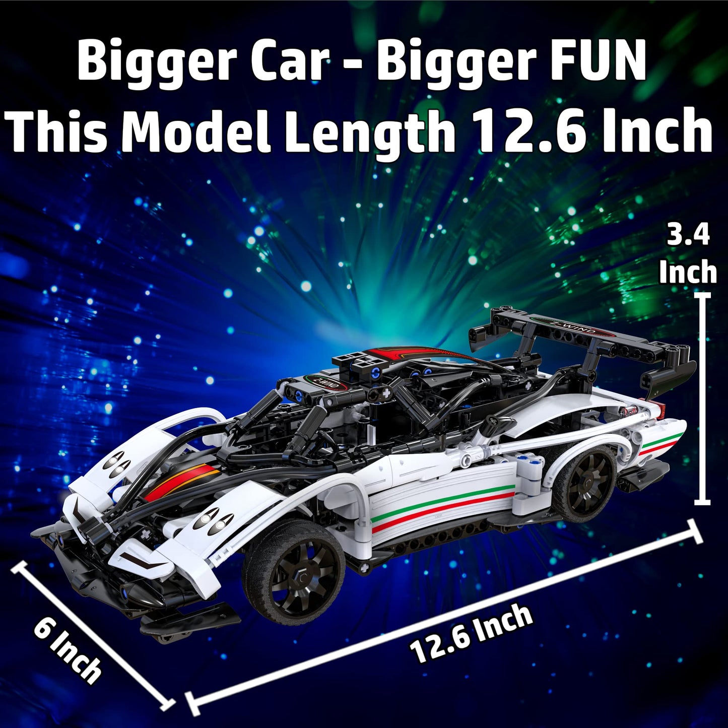 WISEPLAY Model Car Kit — Build Your Own RC Car for Kids 8-12 & Adults | STEM Toys & Easter Gift