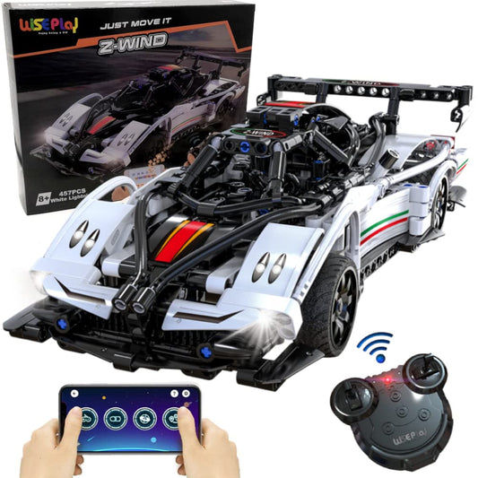 WISEPLAY Model Car Kit — Build Your Own RC Car for Kids 8-12 & Adults | STEM Toys & Easter Gift