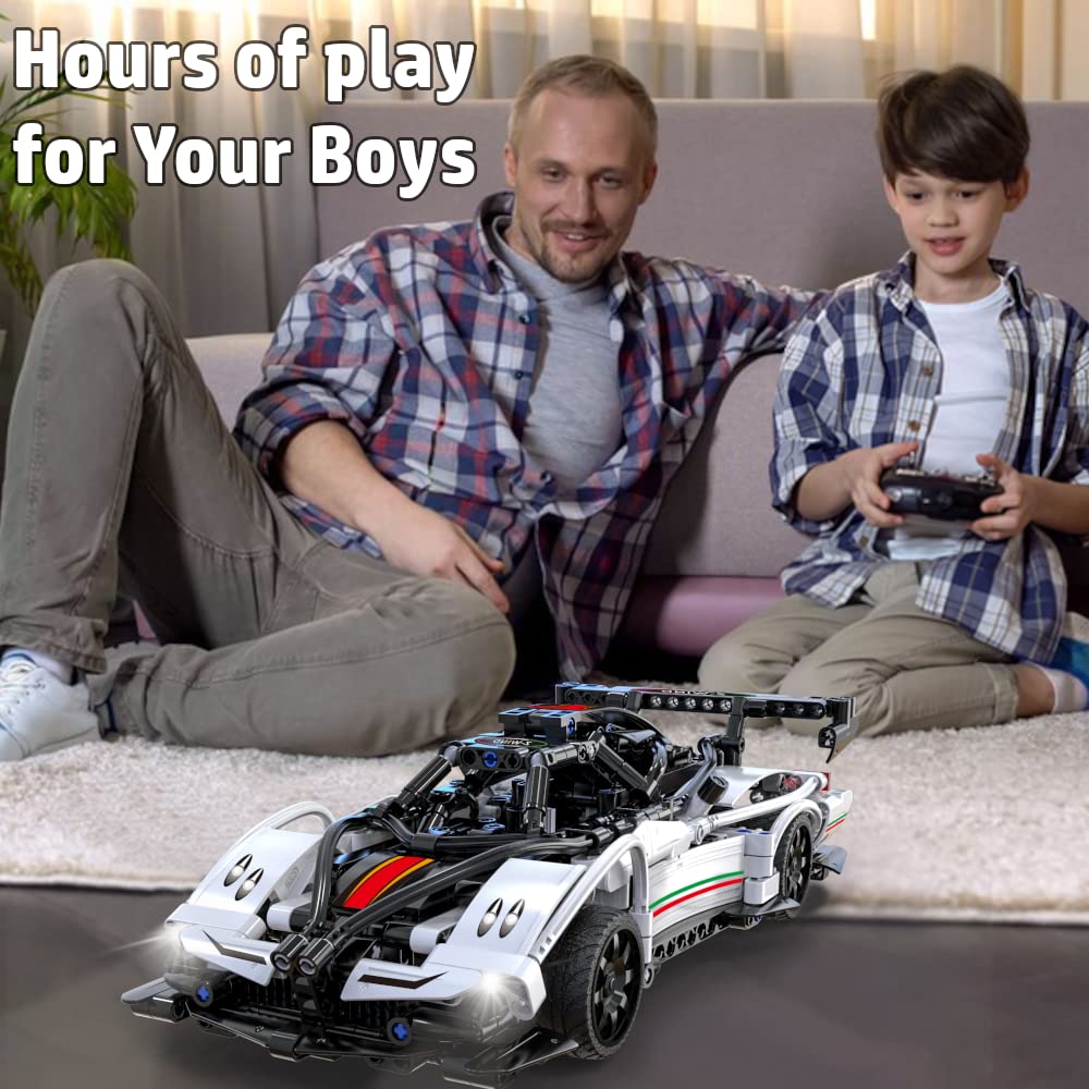 WISEPLAY Model Car Kit — Build Your Own RC Car for Kids 8-12 & Adults | STEM Toys & Easter Gift