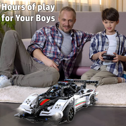 WISEPLAY Model Car Kit — Build Your Own RC Car for Kids 8-12 & Adults | STEM Toys & Easter Gift