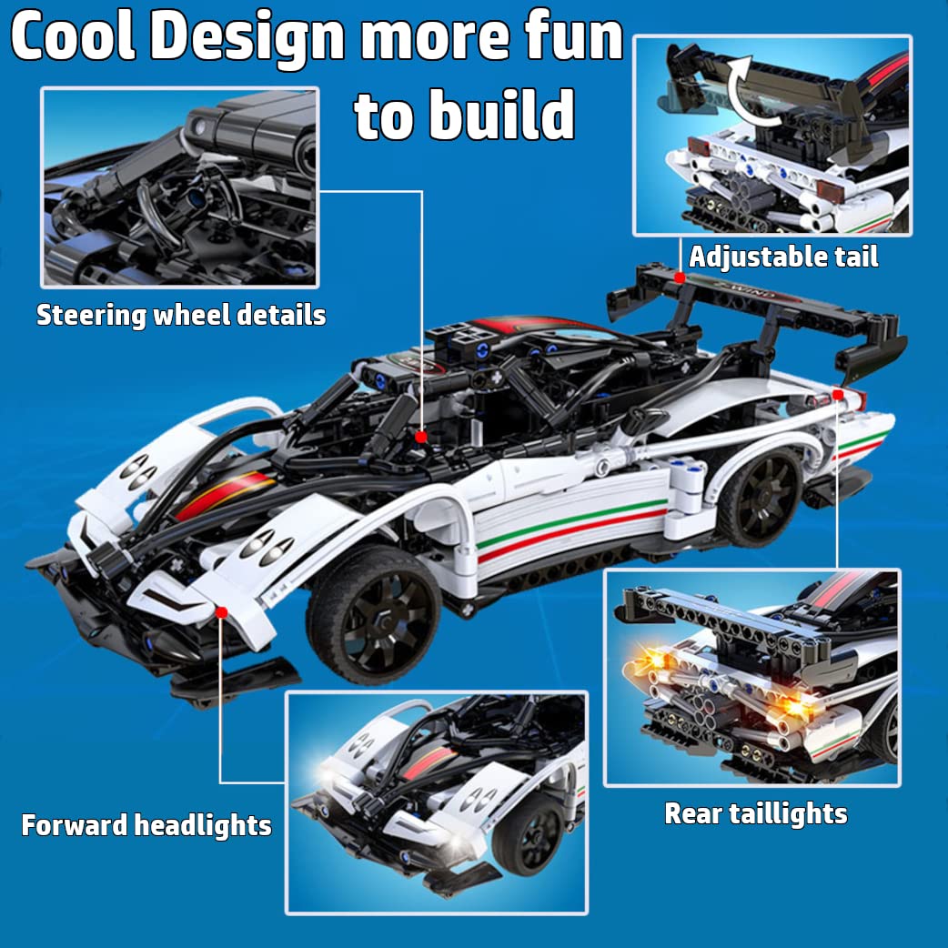 WISEPLAY Model Car Kit — Build Your Own RC Car for Kids 8-12 & Adults | STEM Toys & Easter Gift