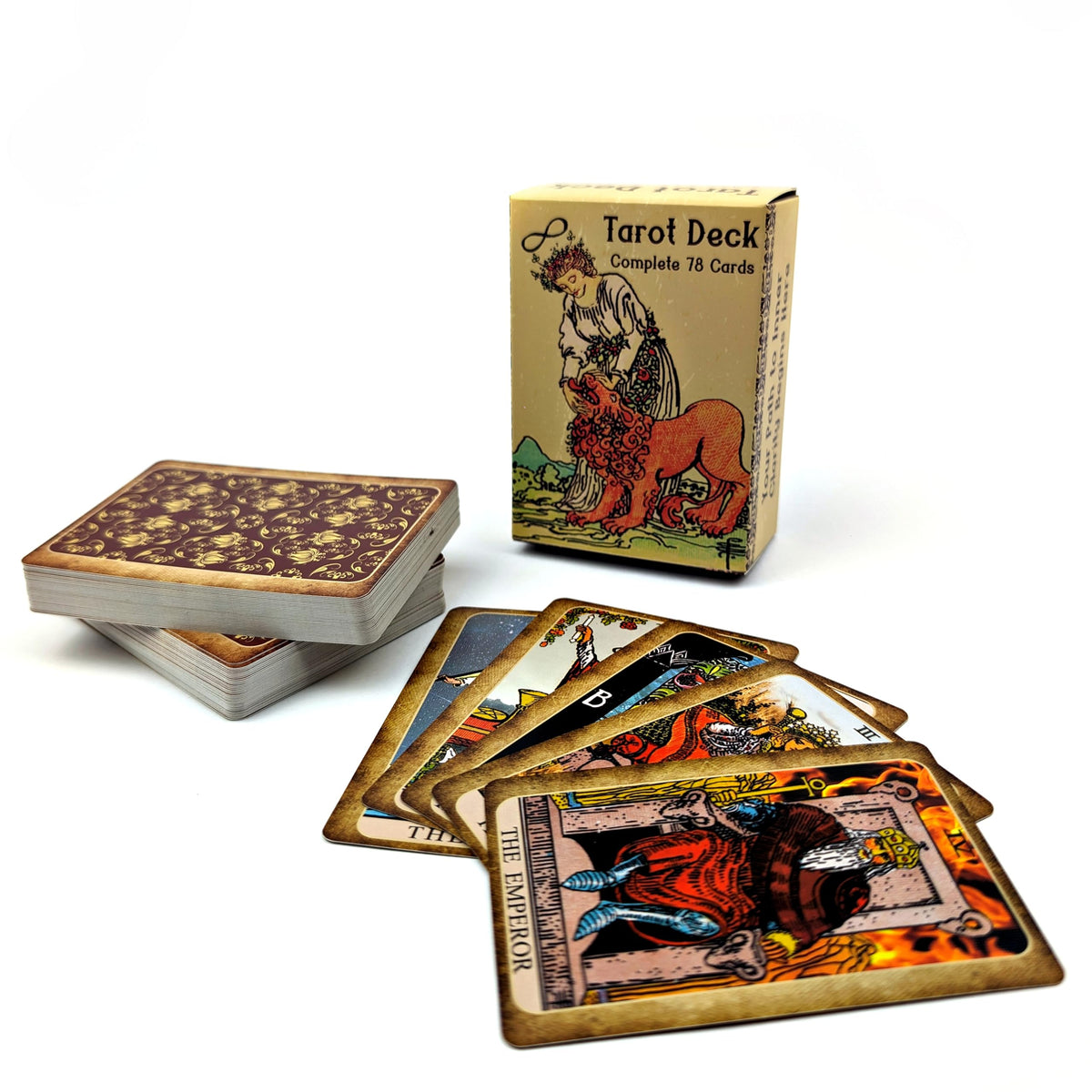 Witchy Cauldron Mini Tarot Deck – Pocket Rider Waite Oracle for Beginners | Travel-Size Tarot Kit