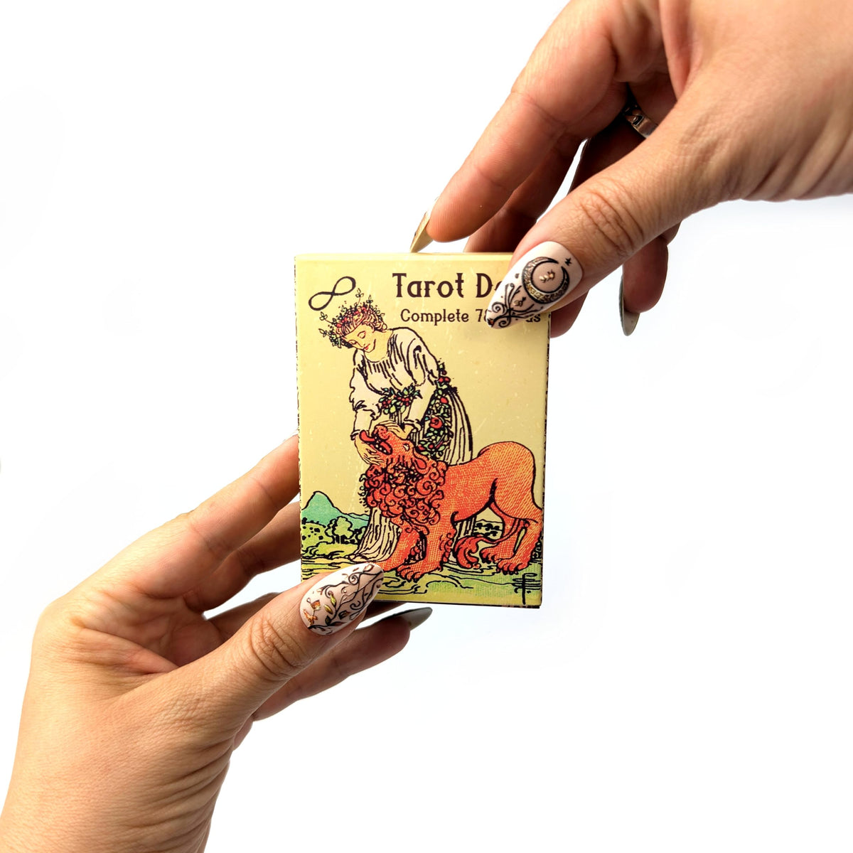 Witchy Cauldron Mini Tarot Deck – Pocket Rider Waite Oracle for Beginners | Travel-Size Tarot Kit