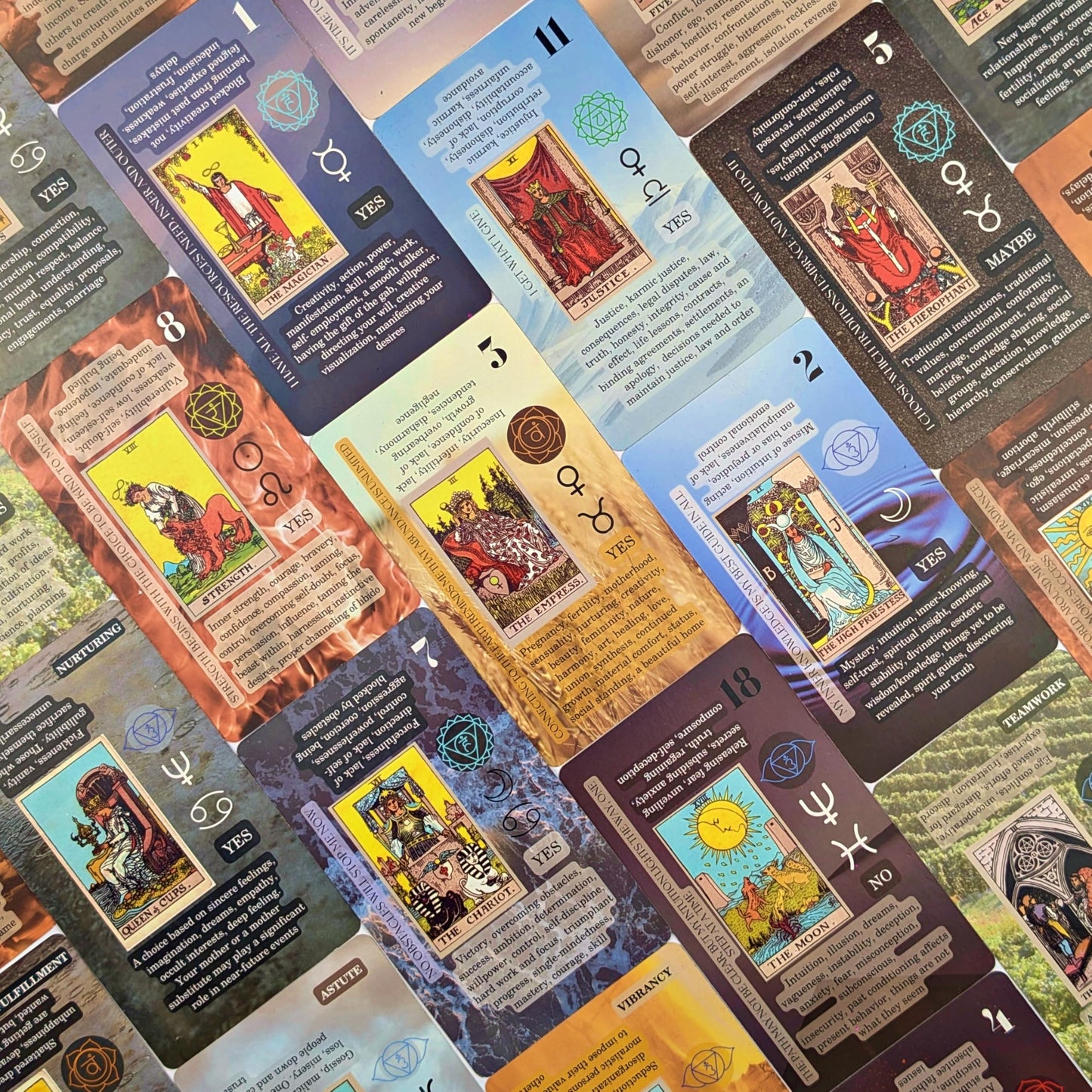 Witchy Cauldron Tarot Cards for Beginners — 78-Card Deck & Guidebook