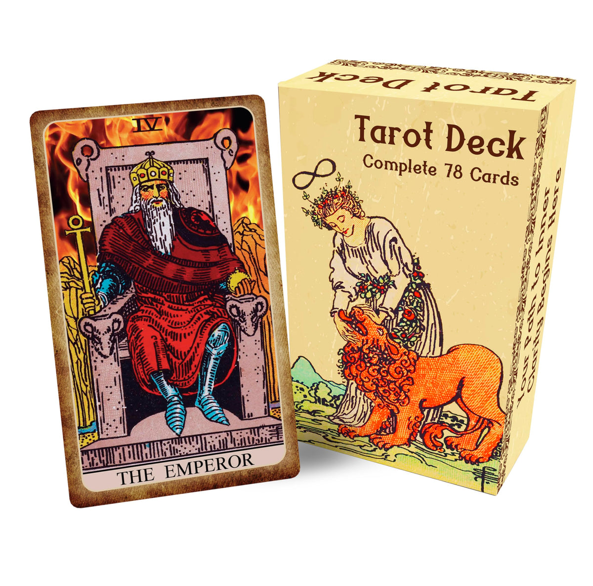 Witchy Cauldron Tarot Cards – Classic Rider Waite Deck with Guidebook | Beginner Friendly & Durable