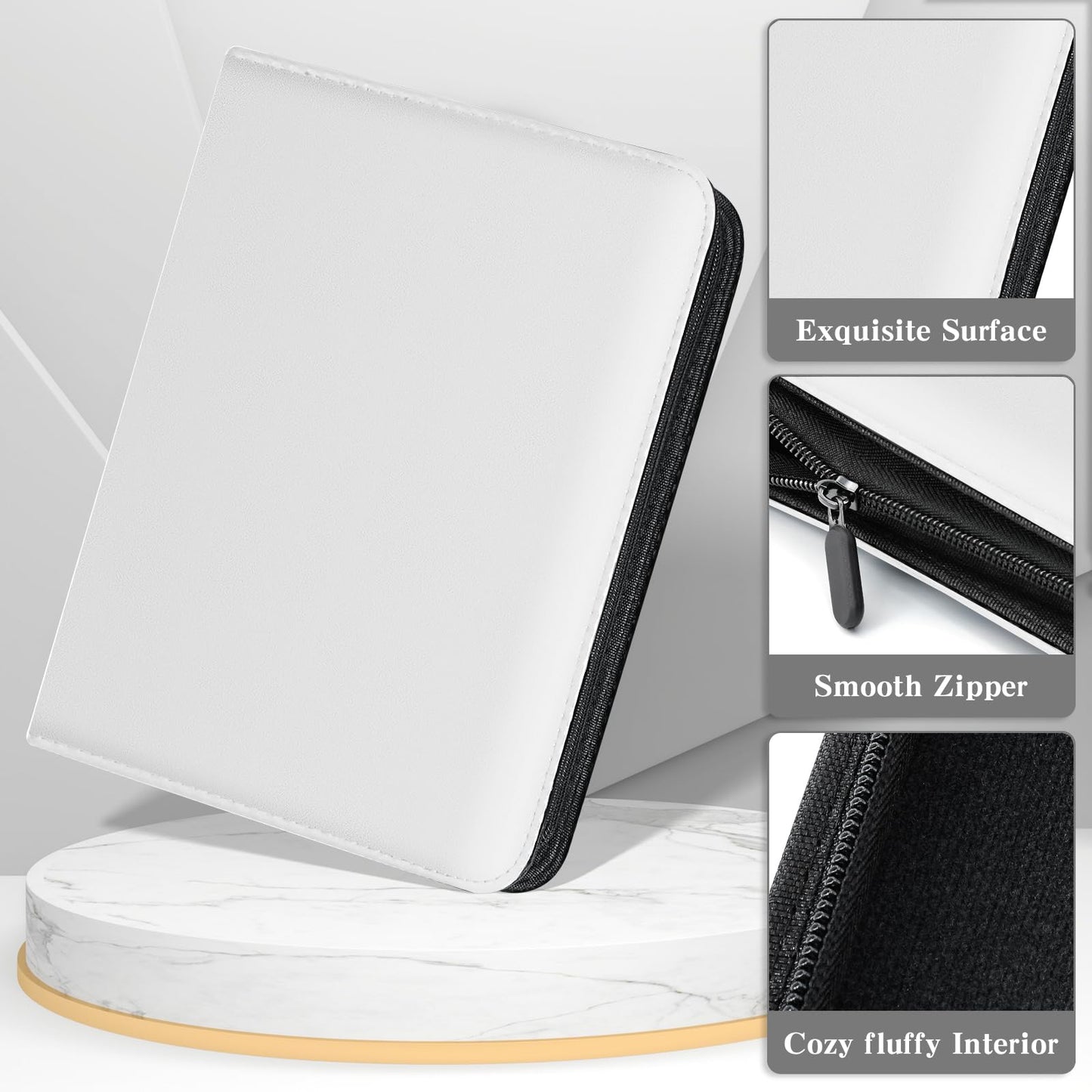WITHYU Jumbo Card Binder – Oversize Ringless Binder, 60 Pockets, 5.9 x 8.4 in