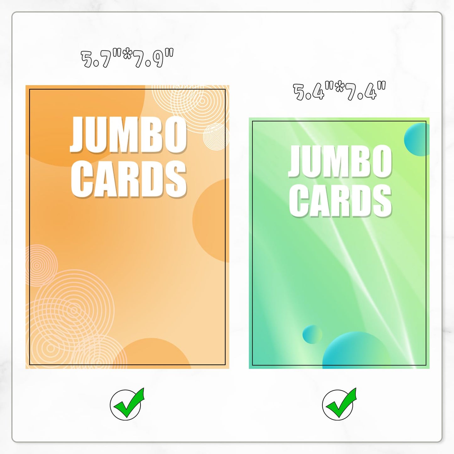 WITHYU Jumbo Card Binder – Oversize Ringless Binder, 60 Pockets, 5.9 x 8.4 in