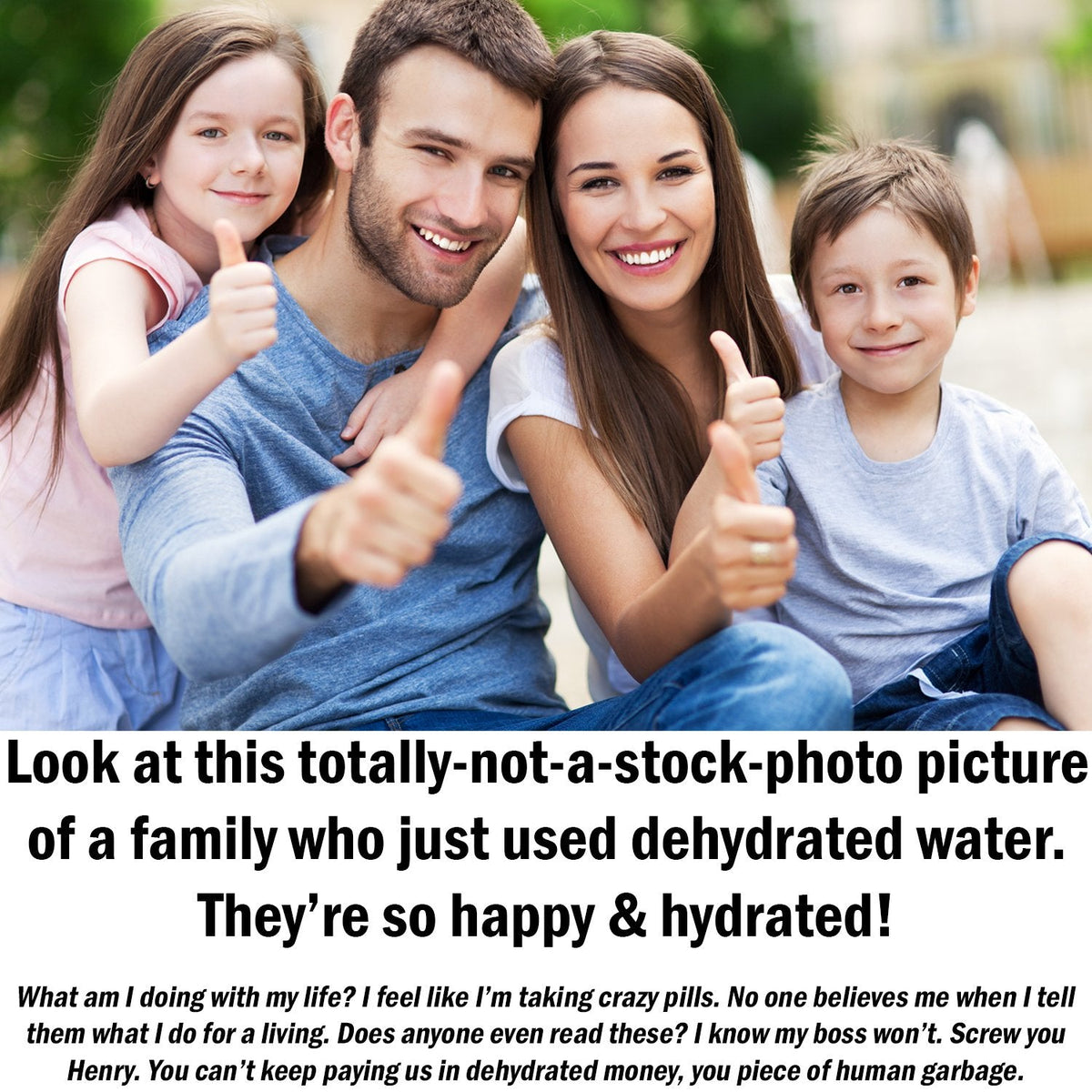 Witty Yeti Dehydrated Water 16oz Can — New Formula, Camping & Survival Gag Gift