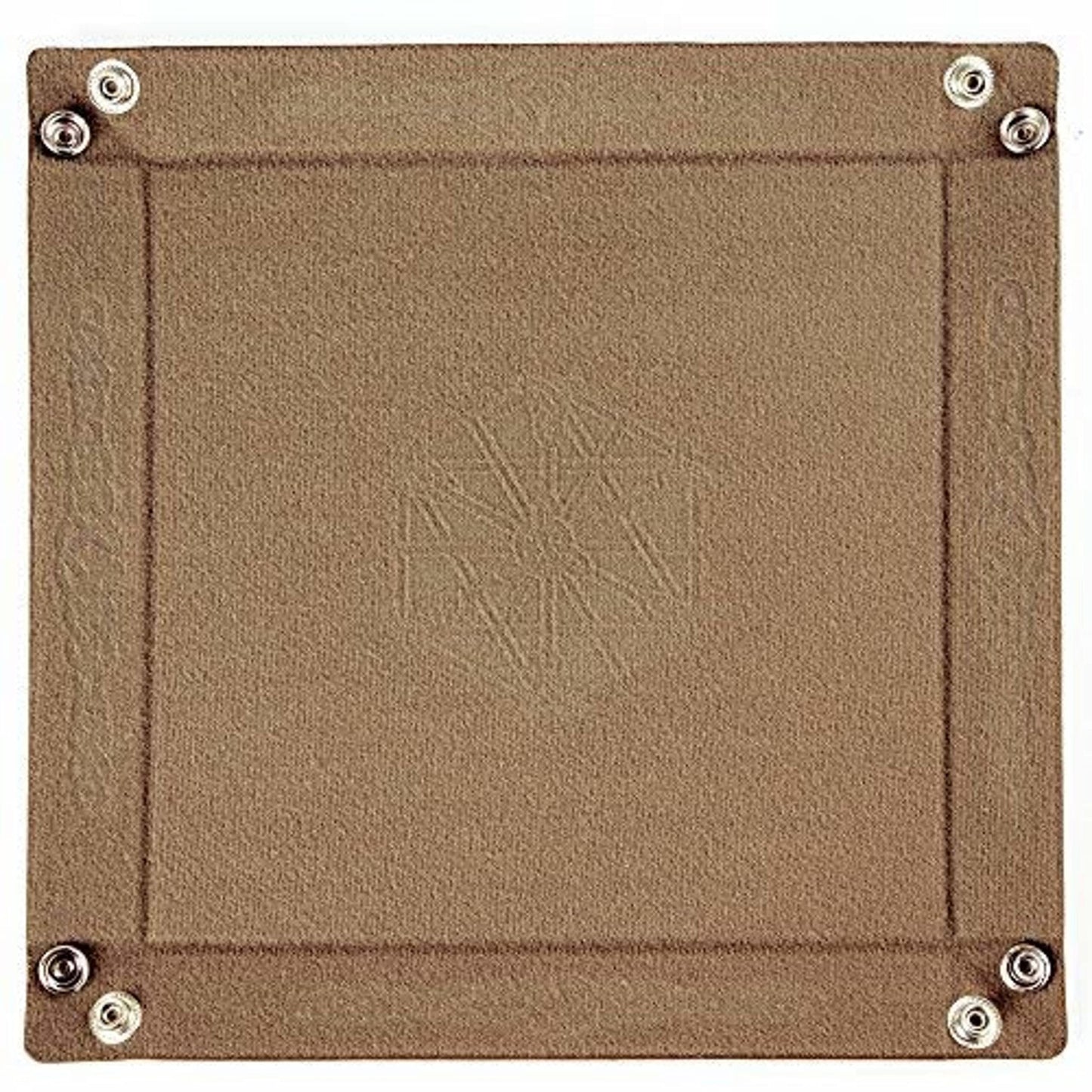 Wiz Dice Folding Dice Tray – 9x9 in Bicast Leather RPG Tray for D&D, Pathfinder, Starfinder