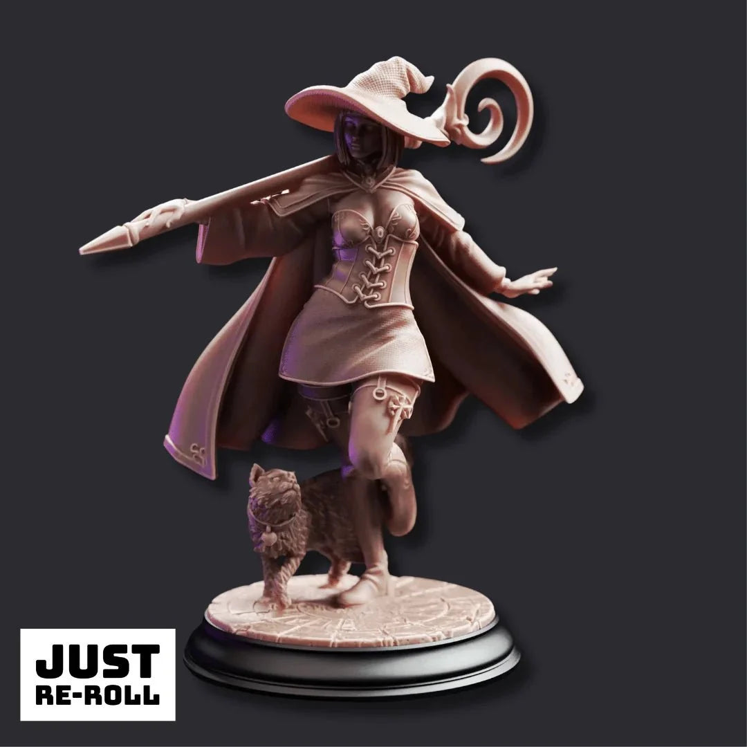 Wizard Starter Pack - 5 Resin Fantasy Miniatures for DnD, Pathfinder & Tabletop RPGs