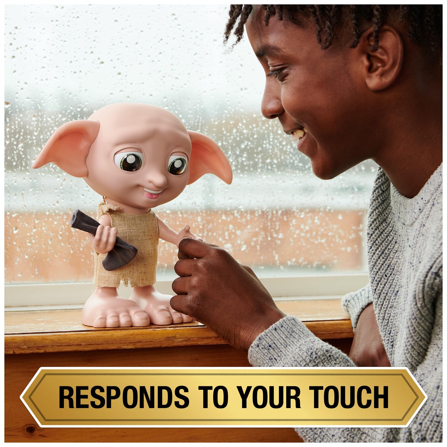 Wizarding World: Interactive Dobby Elf Doll – 8.5-inch, 30+ Sounds & Phrases