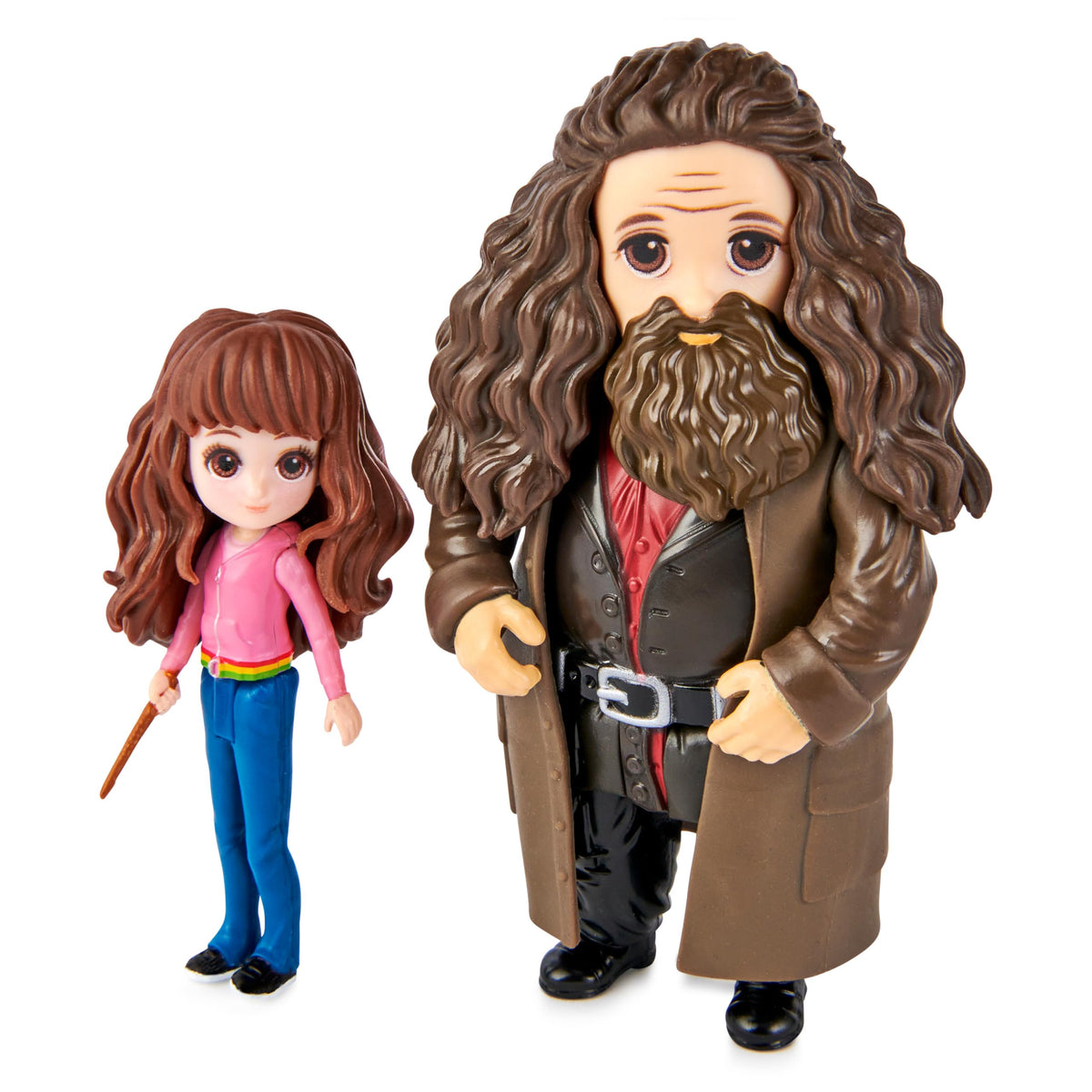 Wizarding World Magical Minis Hermione & Hagrid Friendship Set – 3in Hermione, 4in Hagrid & Fang
