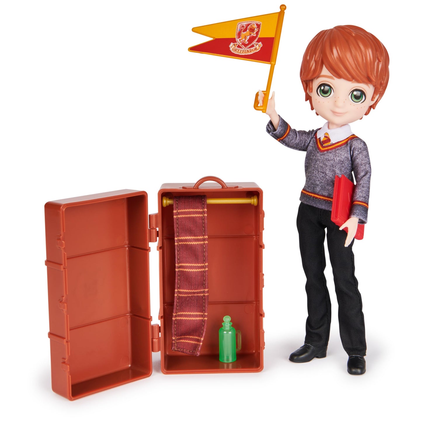 Wizarding World Ron Weasley 8-Inch Doll – Back to Hogwarts 12-Piece Gift Set with Accessories