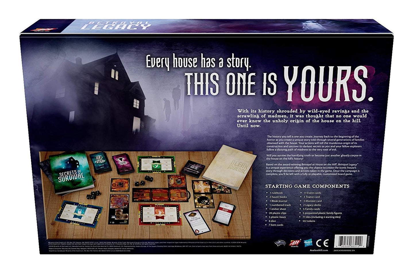 Betrayal Legacy by Wizards of the Coast | Legacy Board Game
