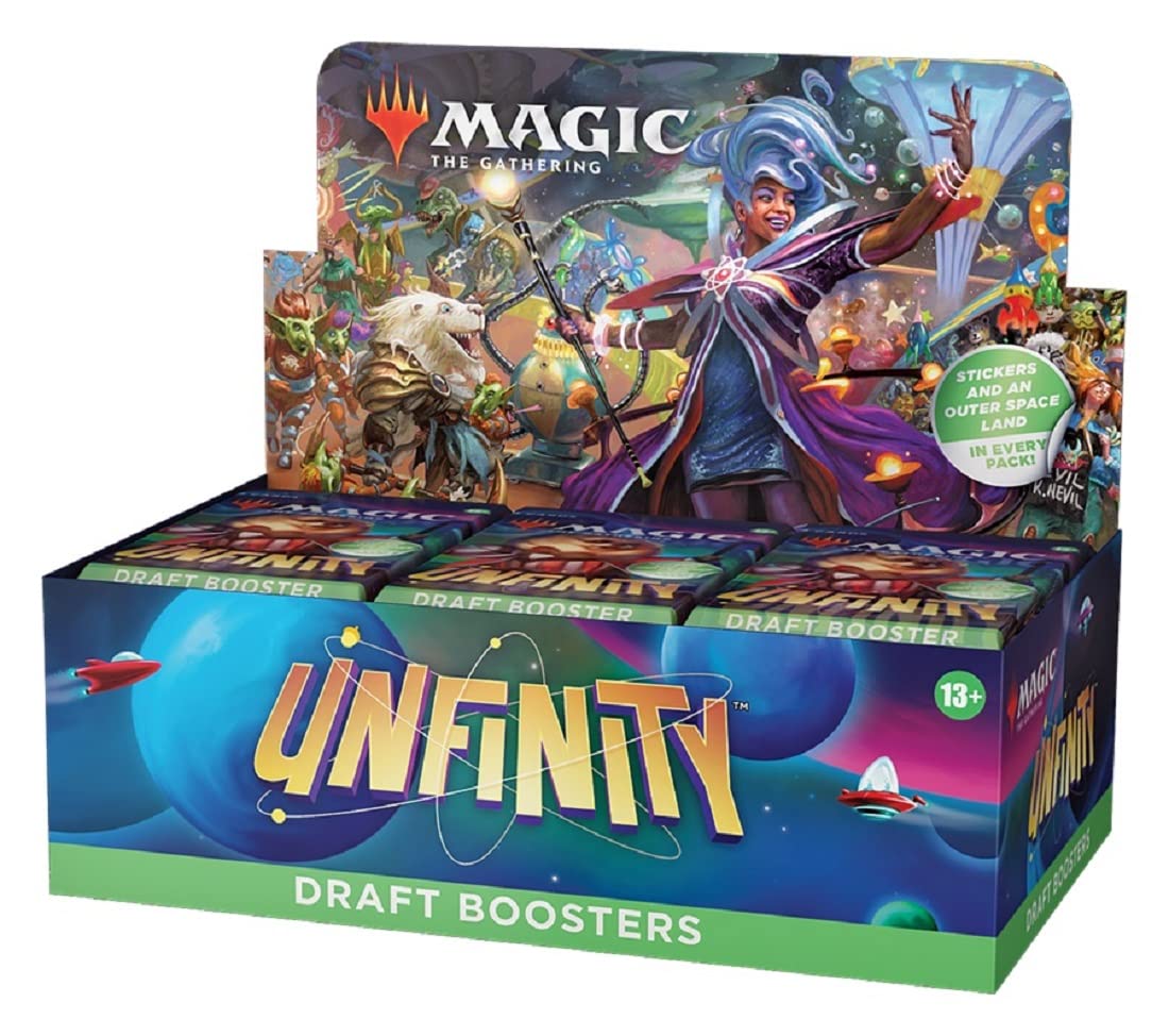 Wizards of the Coast MTG Unfinity Draft Booster Box – 36 Boosters + Box Topper (505 Cards)