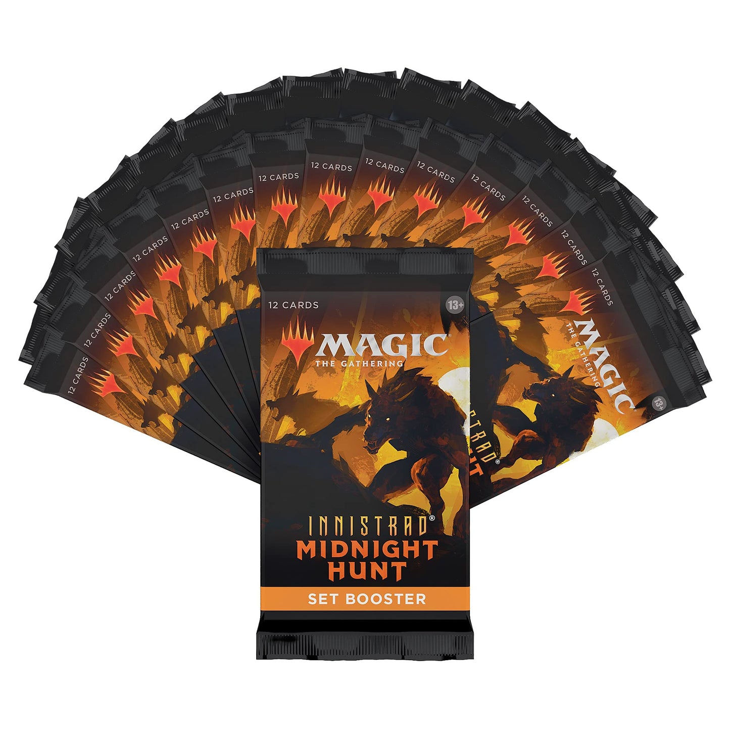 Magic: The Gathering Innistrad: Midnight Hunt Set Booster Box – 30-Pack with 12-Card Boosters