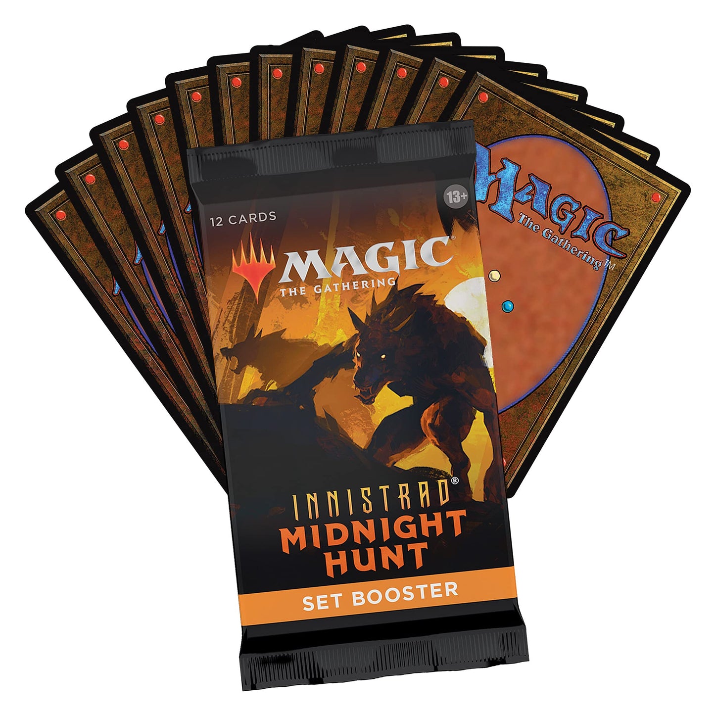 Magic: The Gathering Innistrad: Midnight Hunt Set Booster Box – 30-Pack with 12-Card Boosters