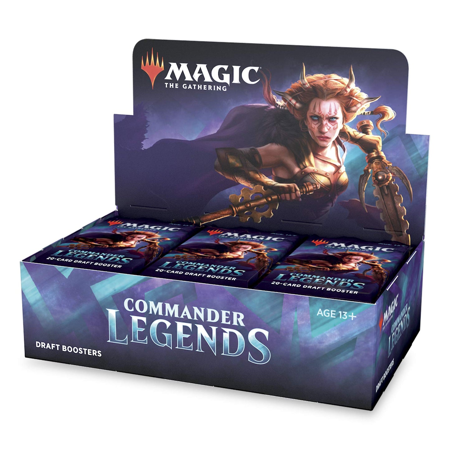 Commander Legends Draft Booster Box | 24 Draft Packs (480 Cards) – 2 Legends Per Pack – Factory Sealed | Wizards of the Coast MTG