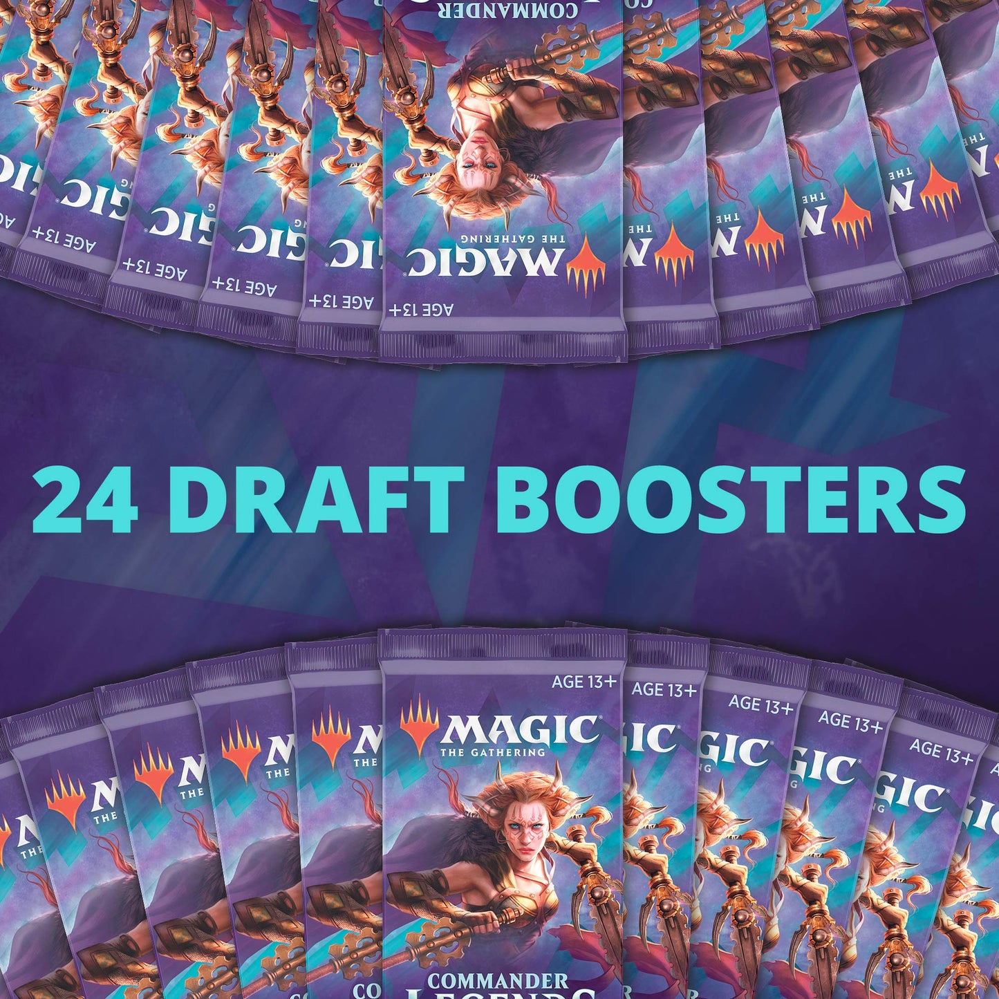 Commander Legends Draft Booster Box | 24 Draft Packs (480 Cards) – 2 Legends Per Pack – Factory Sealed | Wizards of the Coast MTG