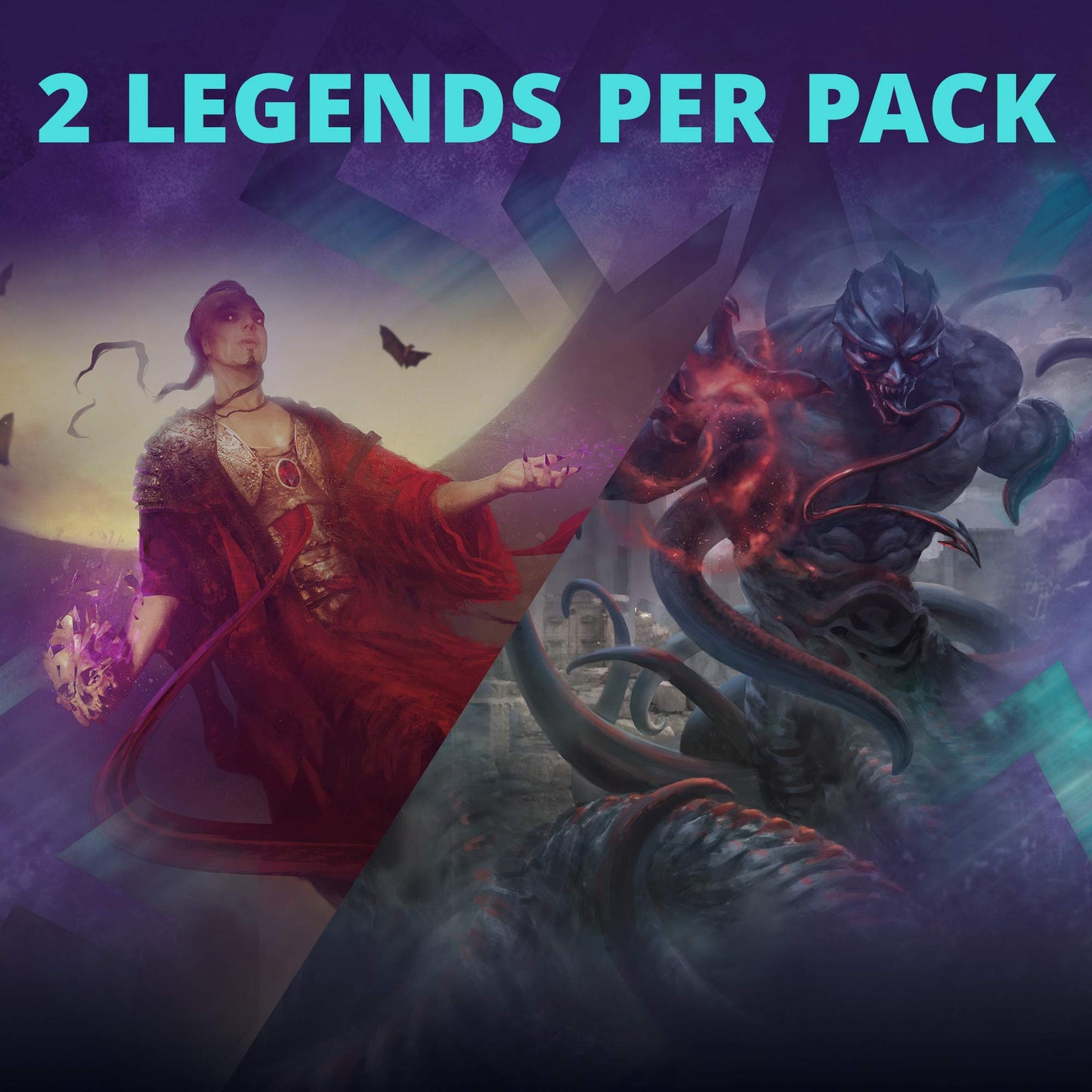 Commander Legends Draft Booster Box | 24 Draft Packs (480 Cards) – 2 Legends Per Pack – Factory Sealed | Wizards of the Coast MTG