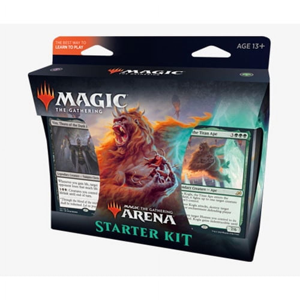 Wizards of the Coast — Magic: The Gathering Arena Starter Kit MTG-M21-SK-EN | Two 60‑Card Decks + Core Set 2021 Cards